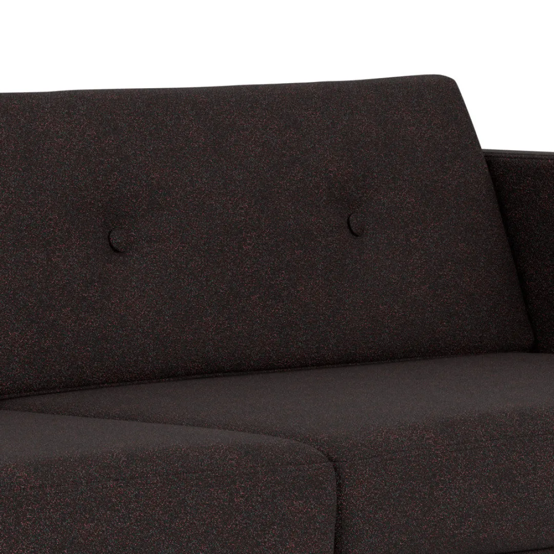 Unit10 L42 Firhøj - 3 pers. sofa - Stål - Black-Brown Online