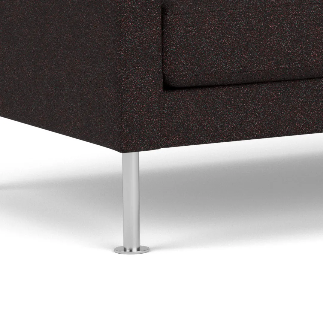 Unit10 L42 Firhøj - 3 pers. sofa - Stål - Black-Brown Online
