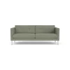 Unit10 L42 Firhøj - 2,5 pers. sofa - Stål - Green-Melange Outlet