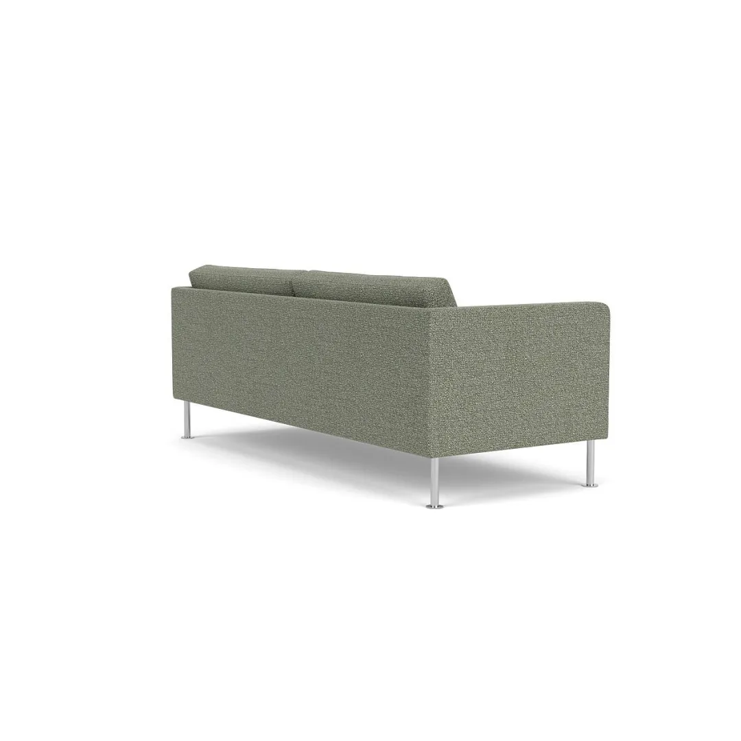 Unit10 L42 Firhøj - 2,5 pers. sofa - Stål - Green-Melange Outlet