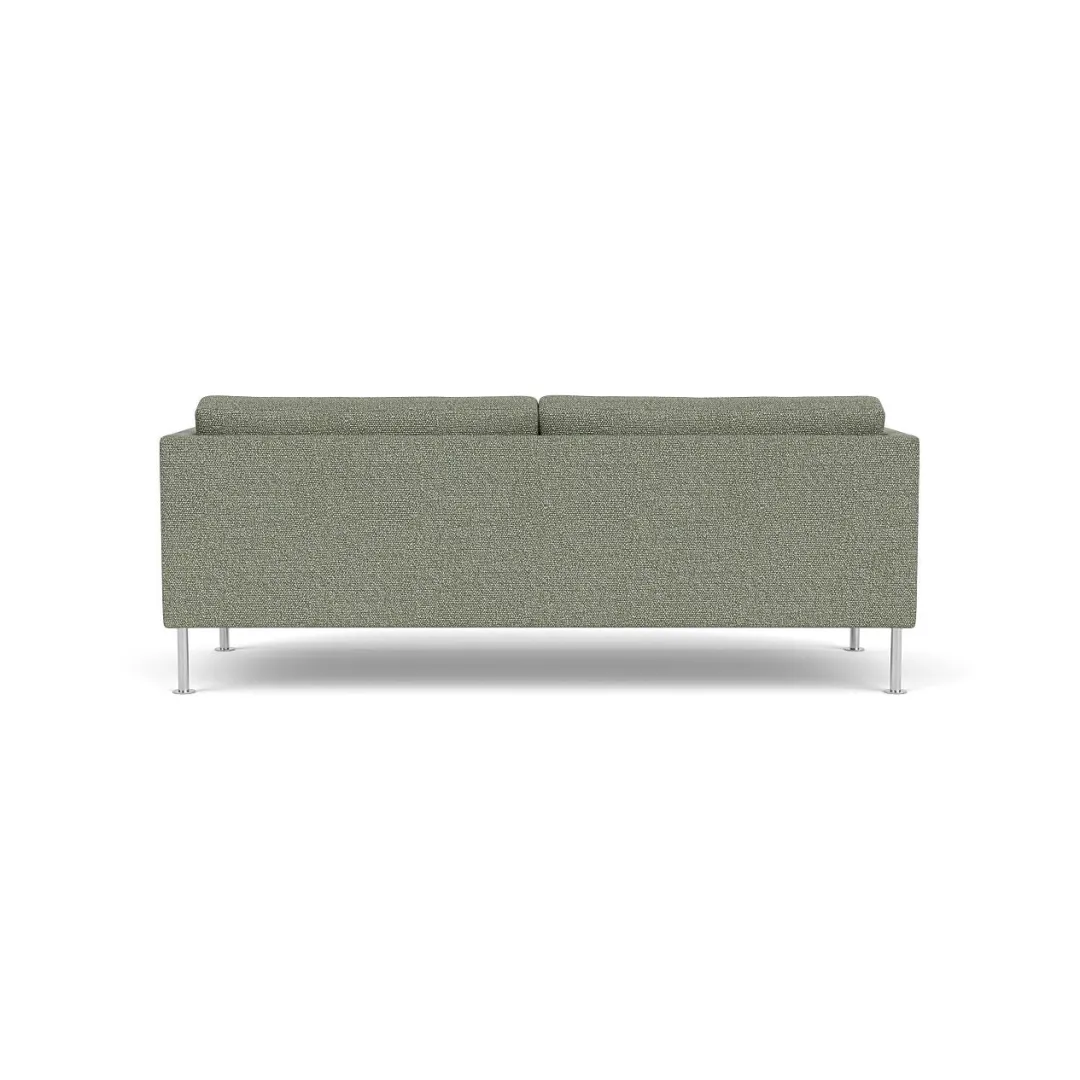 Unit10 L42 Firhøj - 2,5 pers. sofa - Stål - Green-Melange Outlet
