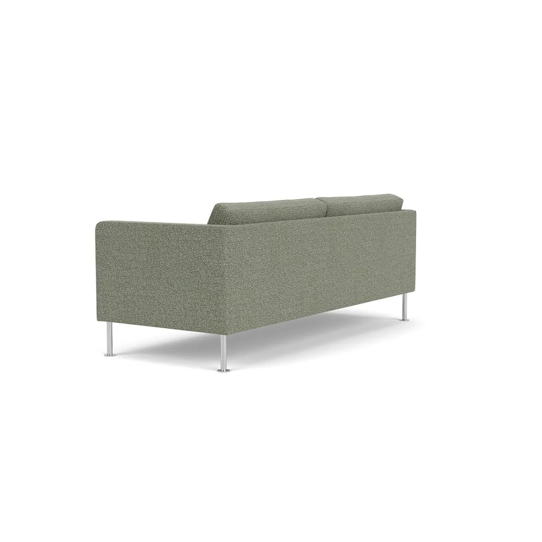 Unit10 L42 Firhøj - 2,5 pers. sofa - Stål - Green-Melange Outlet