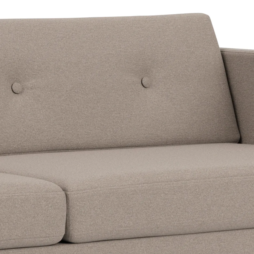 Unit10 L42 Firhøj - 3 pers. sofa - Stål - Stone (181) New