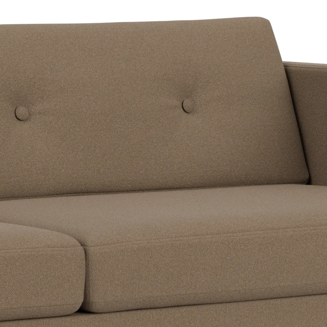 Unit10 L42 Firhøj - 3 pers. sofa - Stål - Taupe (61230)