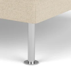 Unit10 L42 Firhøj - Puf - Stål - Beige (90) Online