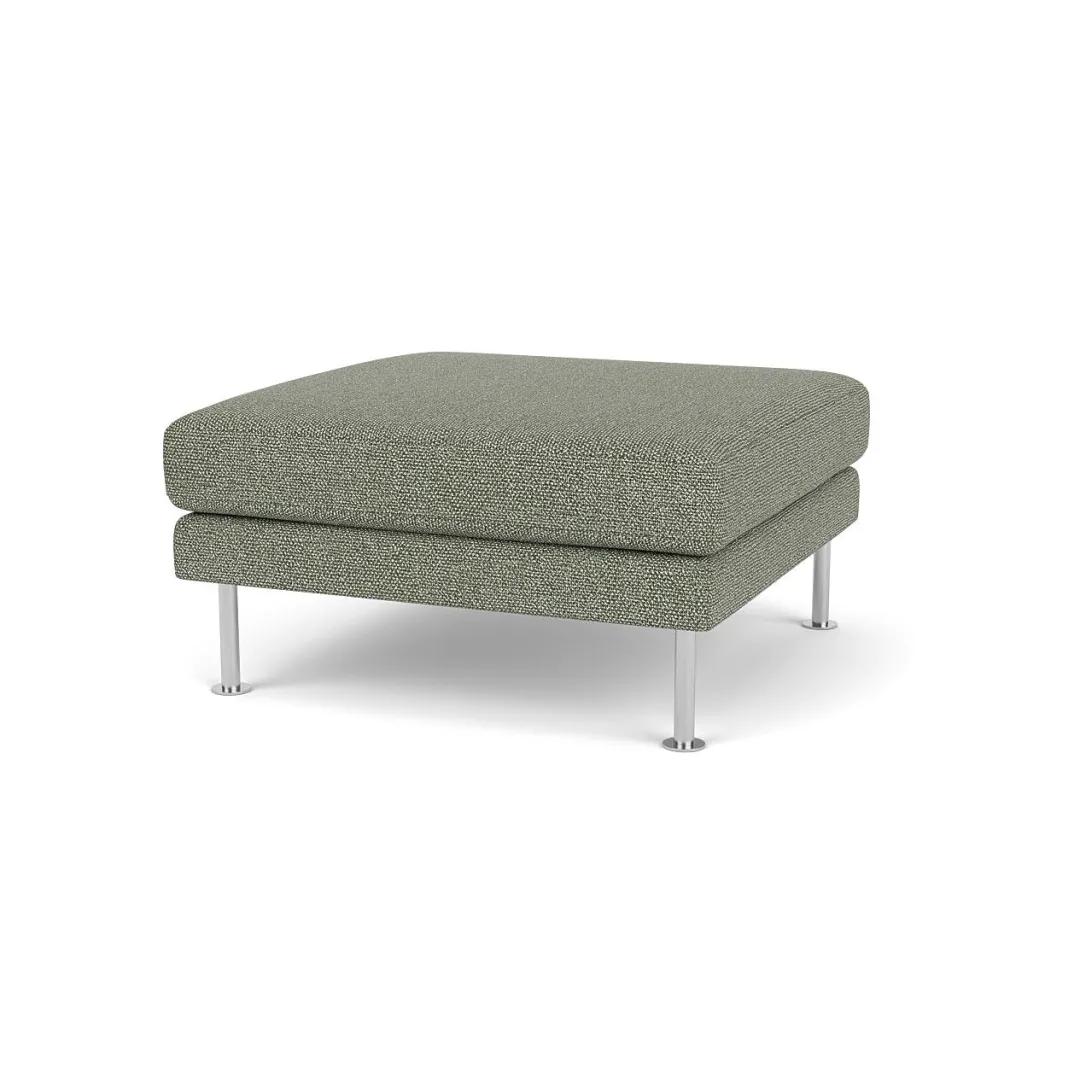 Unit10 L42 Firhøj - Puf - Stål - Green-Melange (56) New