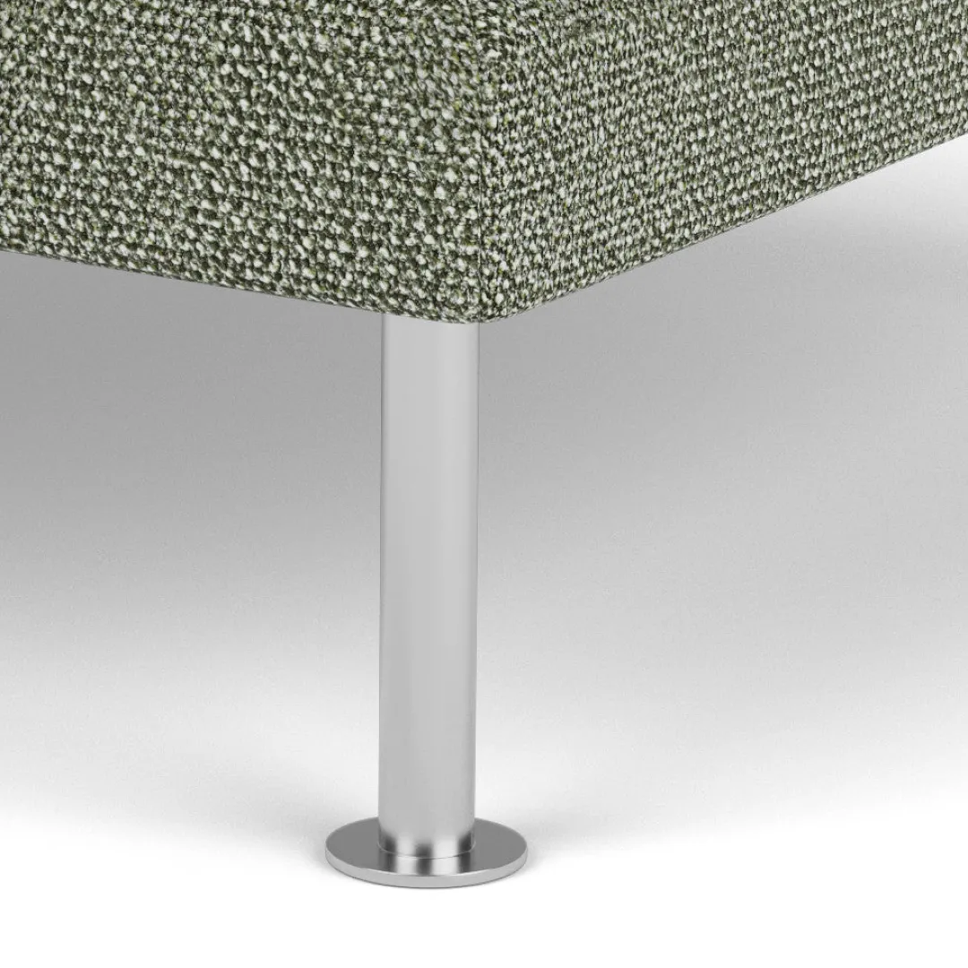 Unit10 L42 Firhøj - Puf - Stål - Green-Melange (56) New