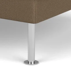Unit10 L42 Firhøj - Puf - Stål - Taupe (61230) Clearance