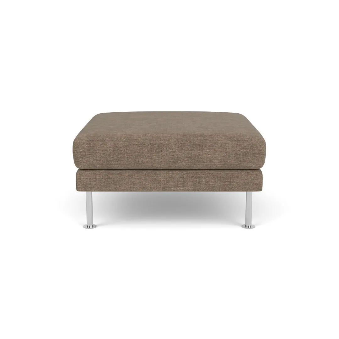 Unit10 L42 Firhøj - Puf - Stål - Taupe (233)