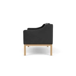 Mogens Koch L45 - MK154 - 2 pers. sofa - Black New