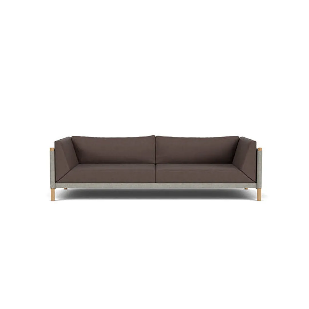 Karnov & Mahler L48 Moesgaard - 3 pers. sofa - Light Brown/Black