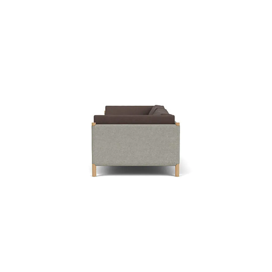 Karnov & Mahler L48 Moesgaard - 3 pers. sofa - Light Brown/Black
