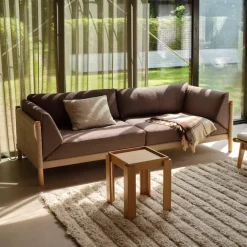 Karnov & Mahler L48 Moesgaard - 3 pers. sofa - Light Brown/Black