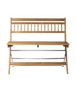 Thomas E. Alken M24 Lilleø - Altanbænk - Stål - Teak Sale