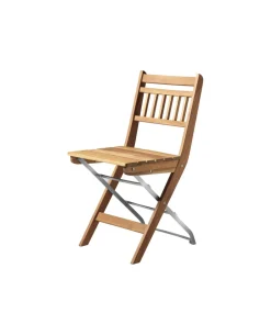 Thomas E. Alken M23 Lilleø - Altanstol - Stål - Teak Sale