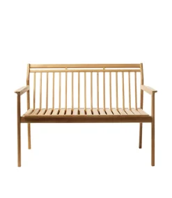 Thomas E. Alken M12 Sammen - 2 pers. havebænk med ryglæn - Teak Clearance