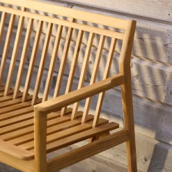 Thomas E. Alken M12 Sammen - 2 pers. havebænk med ryglæn - Teak Clearance