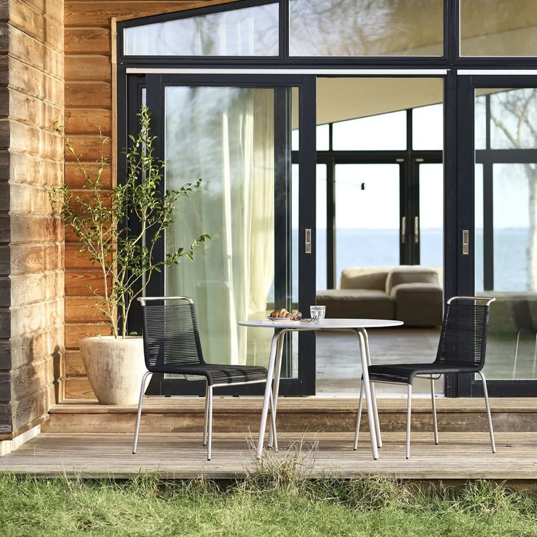 Salto & Sigsgaard M21 Teglgaard - Havebord - Stone - Ø 90 cm Discount