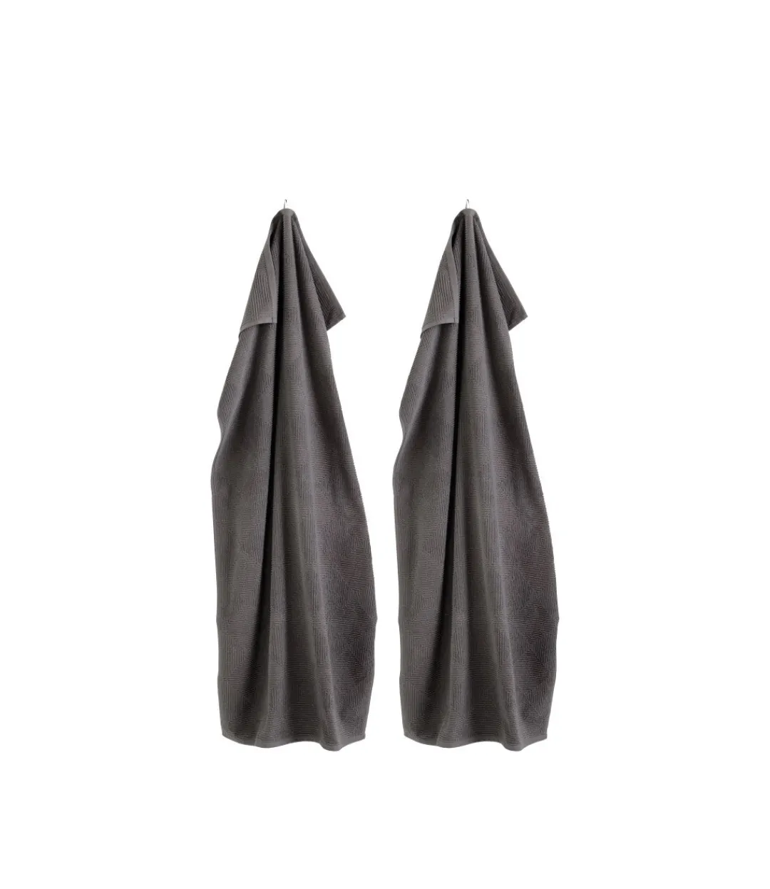 Gitte Lægård R33 Kirkeby - Badehåndklæde - Granite Gray - 2 stk Discount