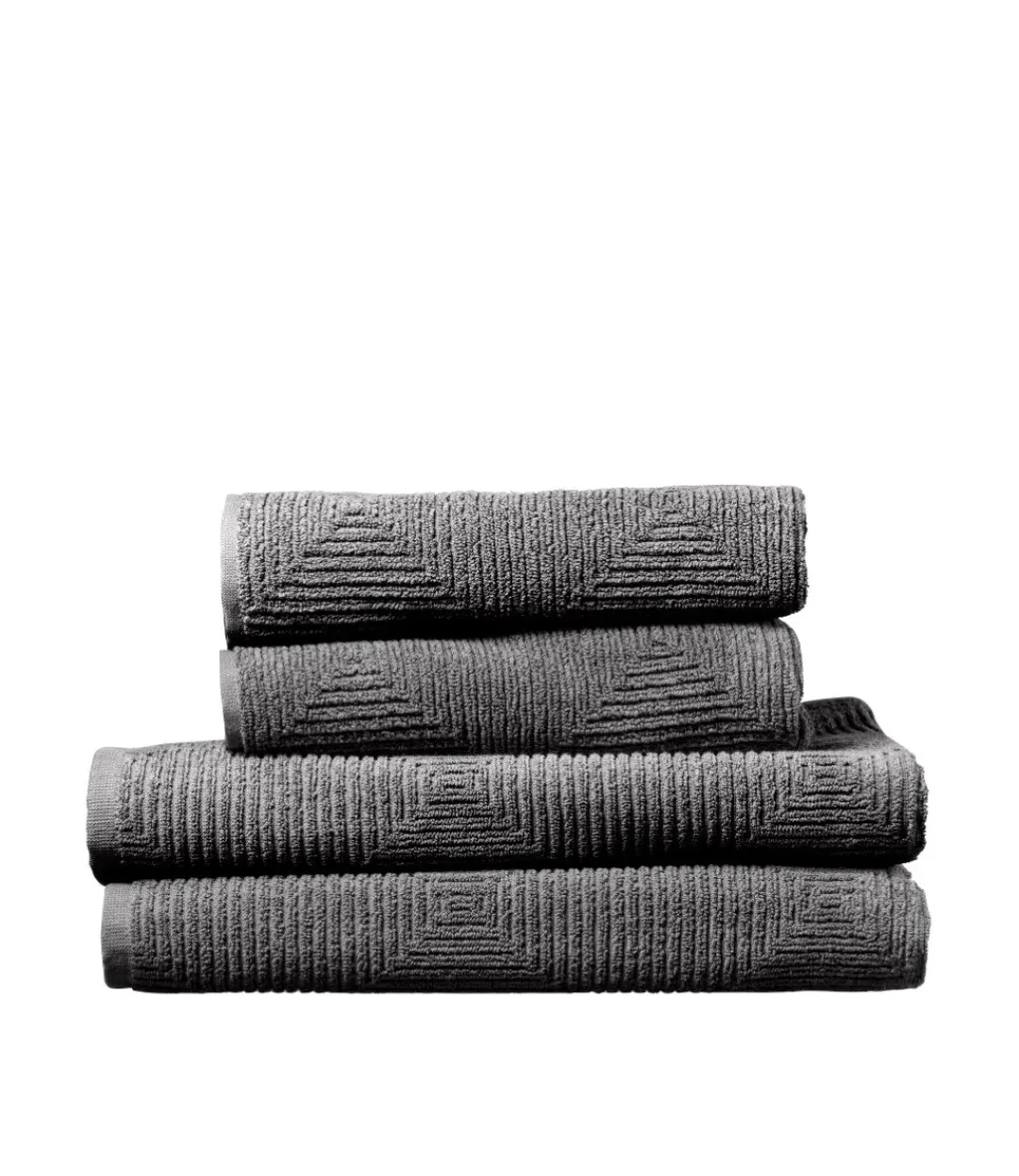Gitte Lægård R33 Kirkeby - Håndklædepakke - Granite Gray - 4 st Best