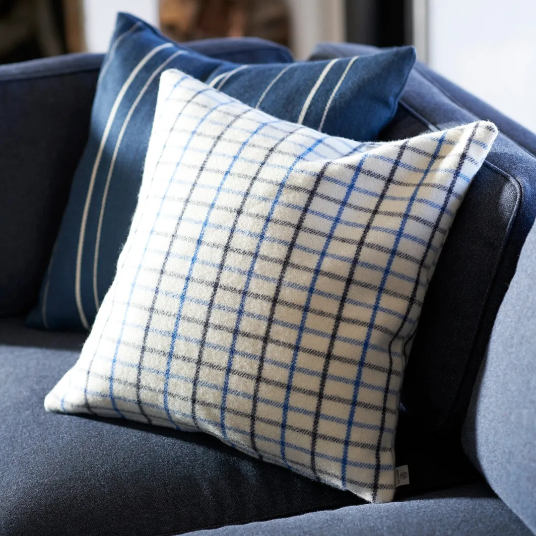 FDB Møbler R16 Slotsholmen - Pude - Blå - 50 x 50 Discount