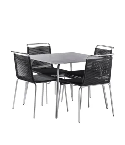 Salto & Sigsgaard Teglgaard - Lille Havesæt - 90x90/Sort Outlet