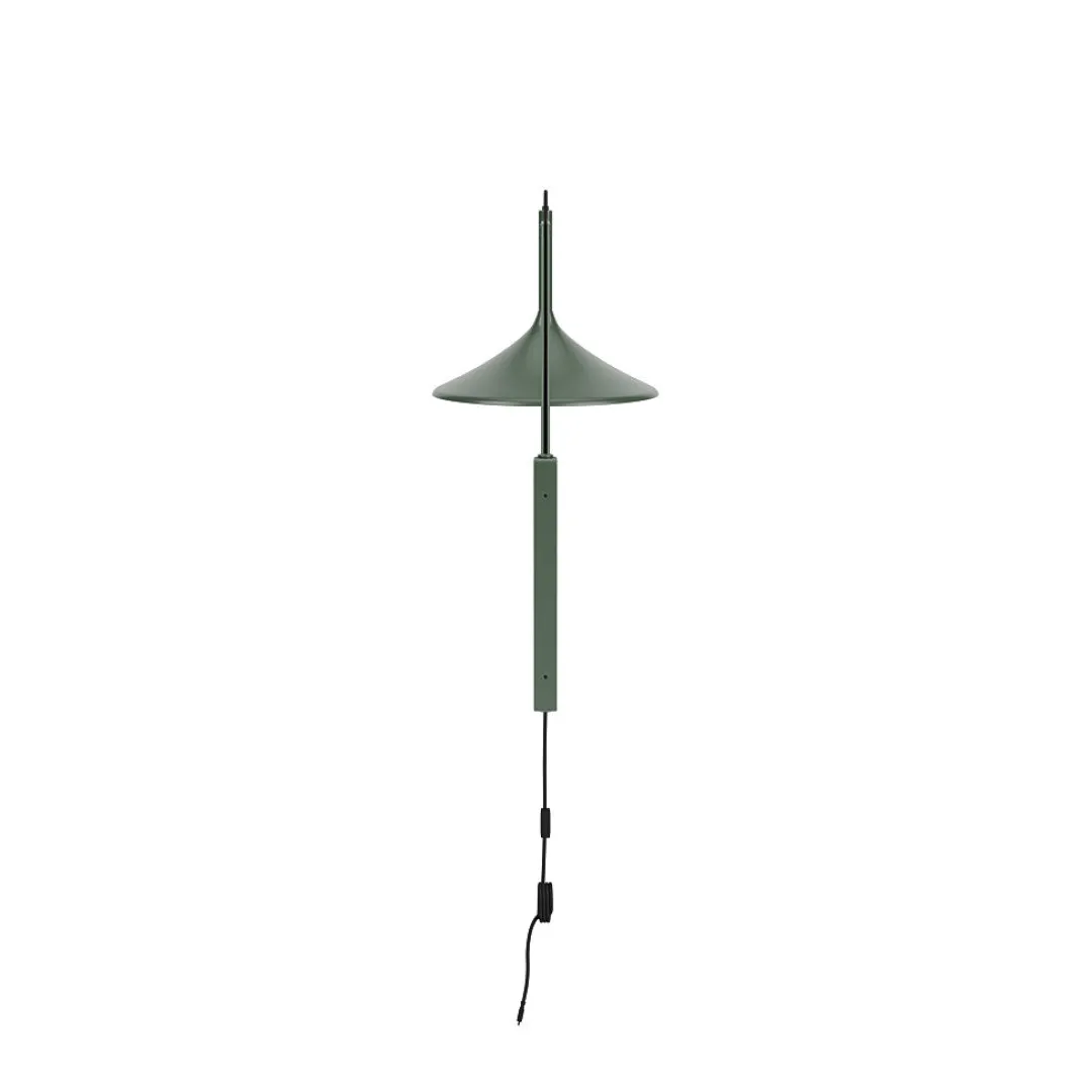 Laura Lange U18 Hasle - Væglampe - Kort - Olive Green Outlet
