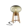 Philip Bro & Dögg Gudmundsdottir U4 Hiti - Bordlampe - Eg - Røgfarvet glas Clearance