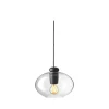 Philip Bro U2 Hiti - Pendel - Eg - Sort - Klart glas